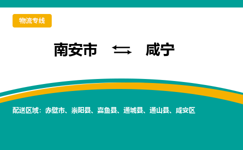 南安市至咸宁公路运输|南安市至咸宁公路专线（全-境-派送）